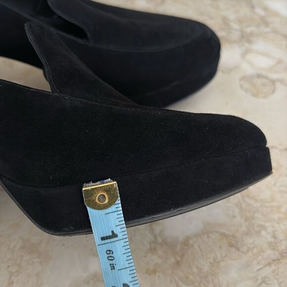 Eileen Fisher Becon Suede Platform Pumps - Picture 14 of 14